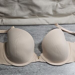 Victoria's Secret Lined Demi /demi Double Classic Beige Bra#72